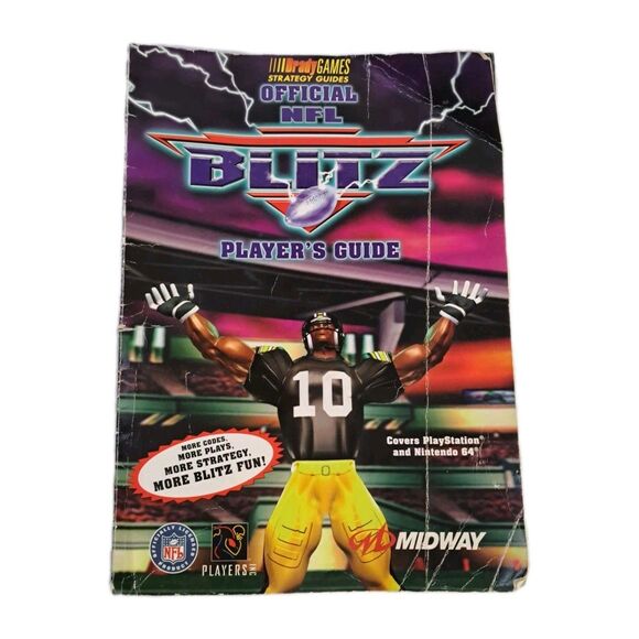 NFL Blitz Bradygames Official Strategy Game Guide PS1 Playstation N64 No Poster - Picture 1 of 4